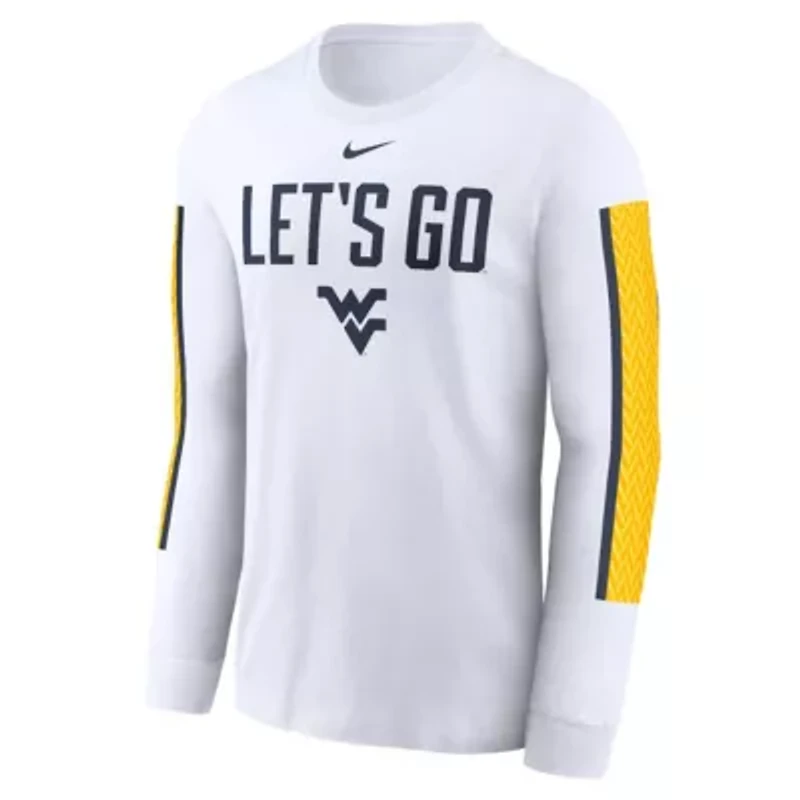 NCAA Nike West Virginia Mountaineers Local Spirit Slogan Long Sleeve T-Shirt