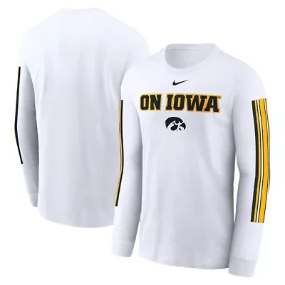 NCAA Nike Iowa Hawkeyes Local Spirit Slogan Long Sleeve T-Shirt