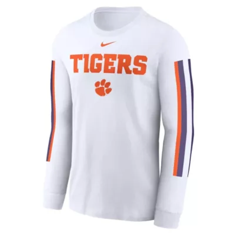 NCAA Nike Clemson Tigers Local Spirit Slogan Long Sleeve T-Shirt