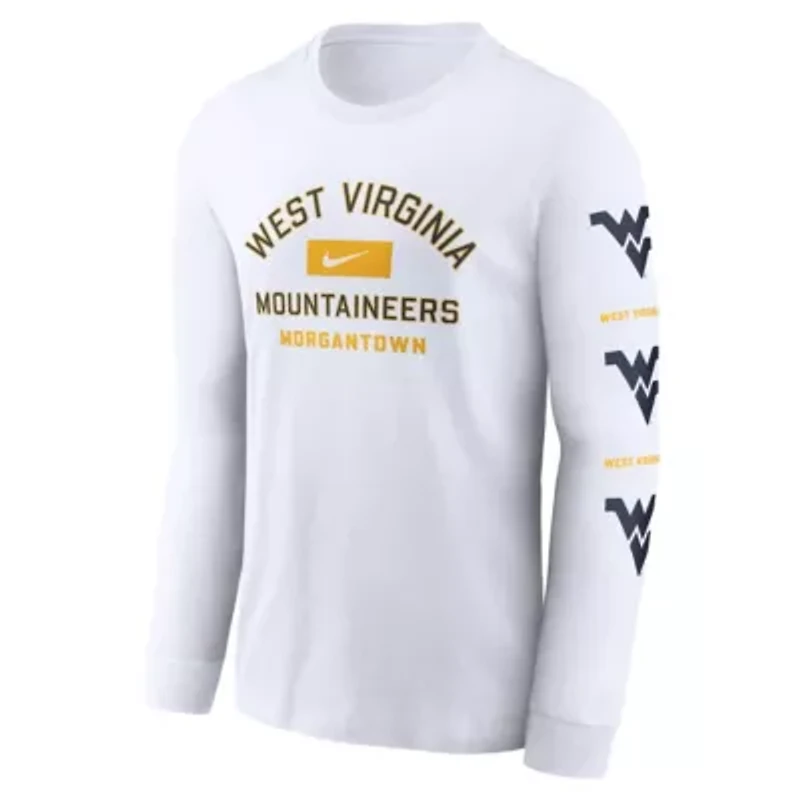 NCAA Nike West Virginia Mountaineers Primetime Classic Location Long Sleeve T-Shirt