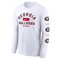NCAA Nike Georgia Bulldogs Primetime Classic Location Long Sleeve T-Shirt