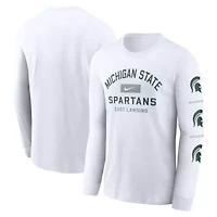 NCAA Nike Michigan State Spartans Primetime Classic Location Long Sleeve T-Shirt