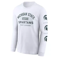 NCAA Nike Michigan State Spartans Primetime Classic Location Long Sleeve T-Shirt