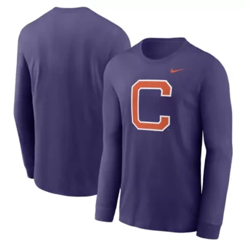 NCAA Nike Clemson Tigers Alternate Logo Long Sleeve T-Shirt