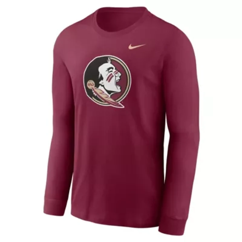NCAA Nike Florida State Seminoles Primary Logo Long Sleeve T-Shirt