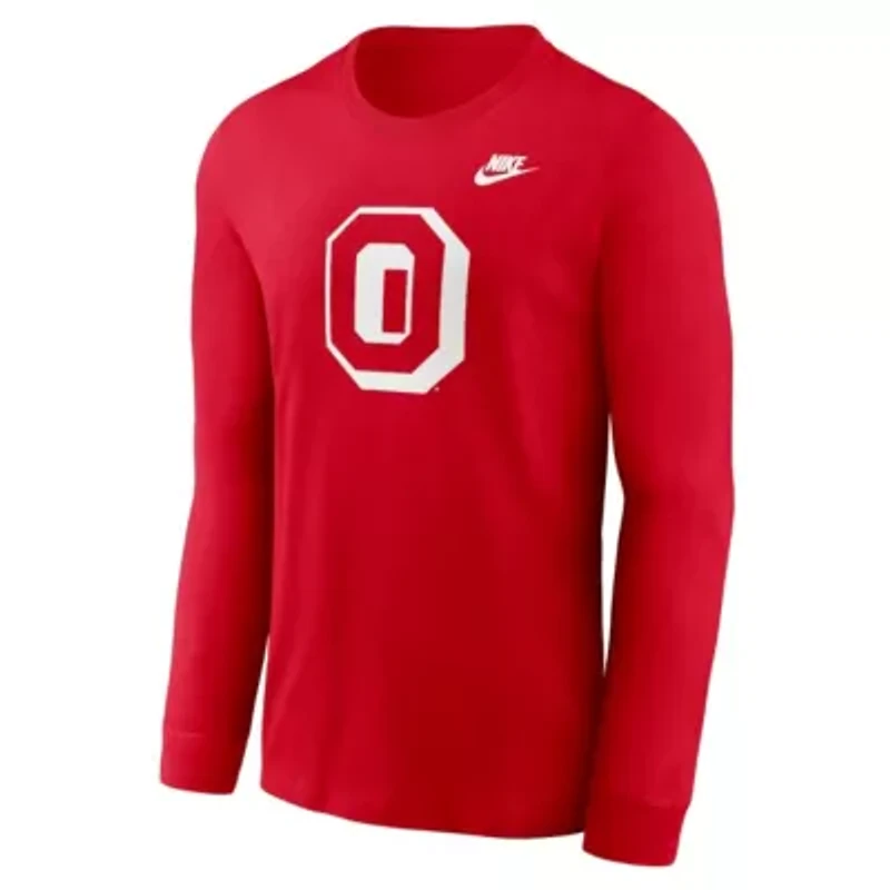NCAA Nike Ohio State Buckeyes Legacy Primary Logo Long Sleeve T-Shirt