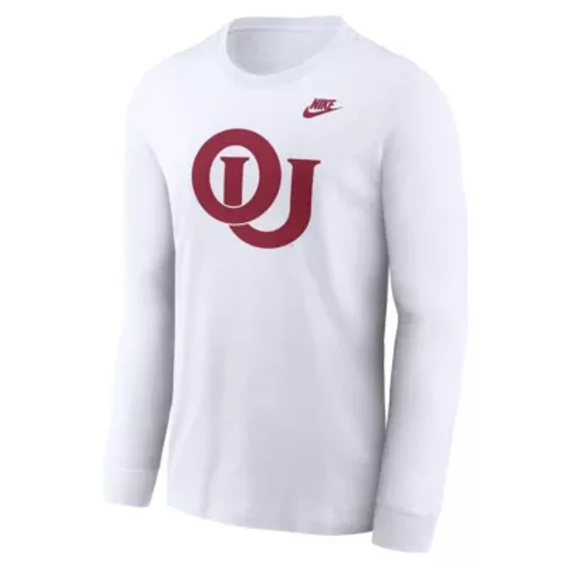 NCAA Nike Oklahoma Sooners Legacy Primary Logo Long Sleeve T-Shirt