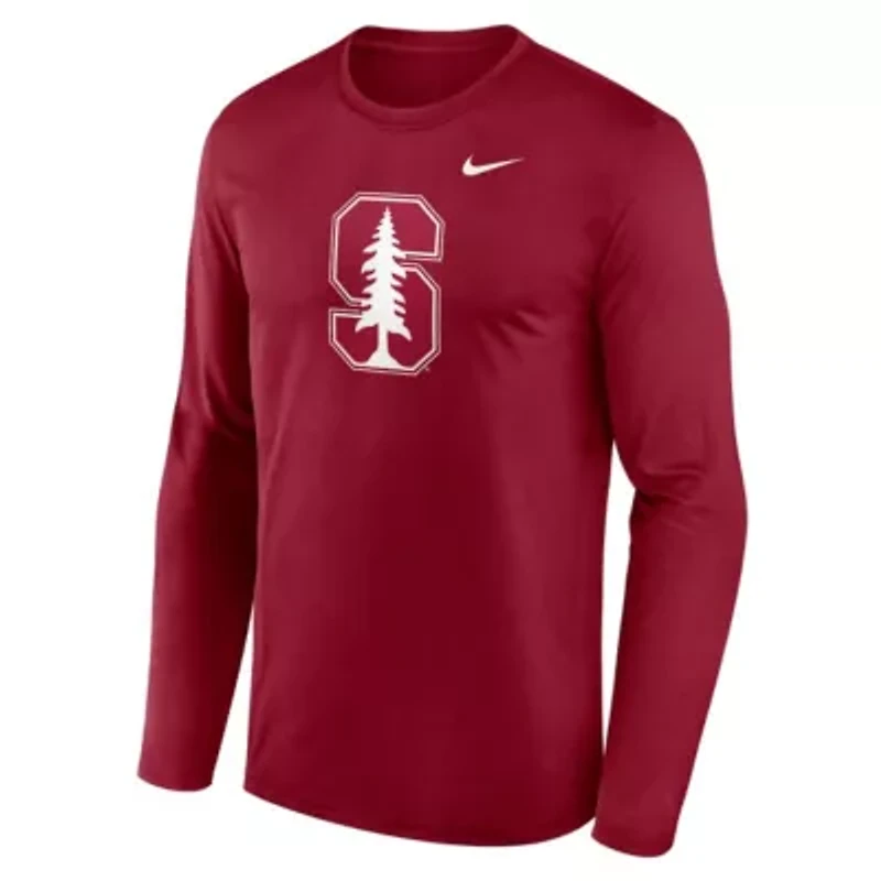 Stanford Cardinal NCAA Nike Primetime Primary Legend Long Sleeve T-Shirt