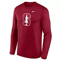 Stanford Cardinal NCAA Nike Primetime Primary Legend Long Sleeve T-Shirt