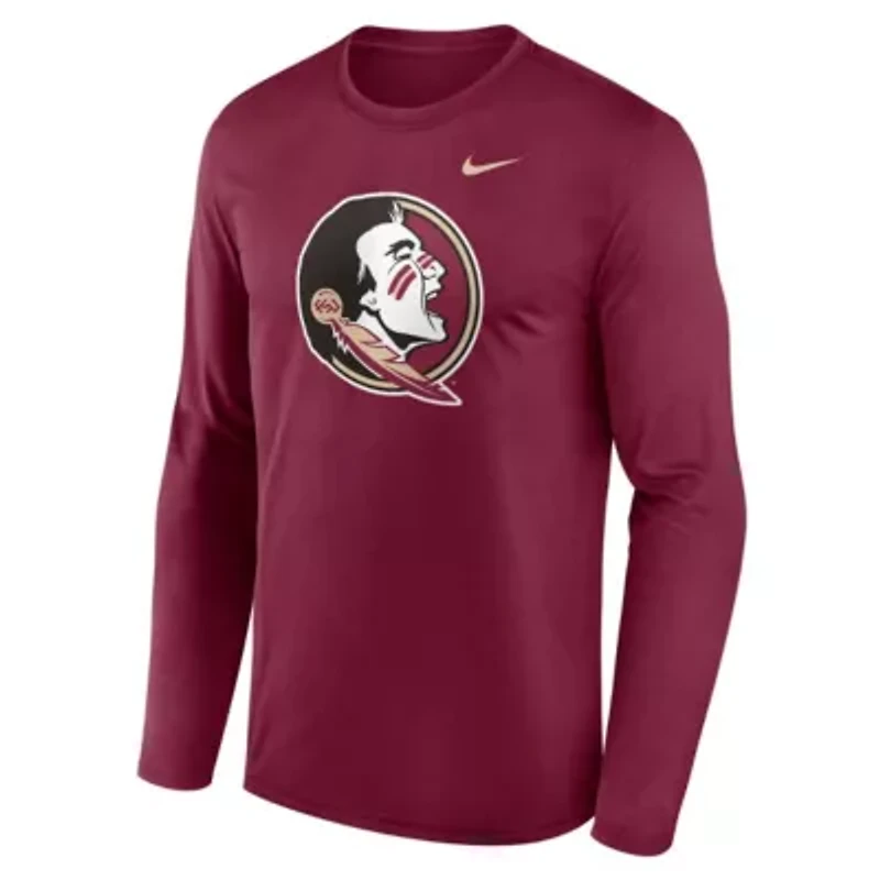 NCAA Nike Florida State Seminoles Primetime Primary Legend Long Sleeve T-Shirt