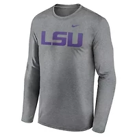 NCAA Nike LSU Tigers Primetime Primary Legend Long Sleeve T-Shirt