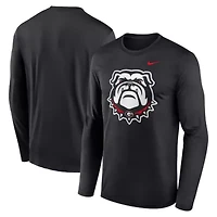 NCAA Nike Georgia Bulldogs Primetime Alternate Logo Legend Performance Long Sleeve T-Shirt