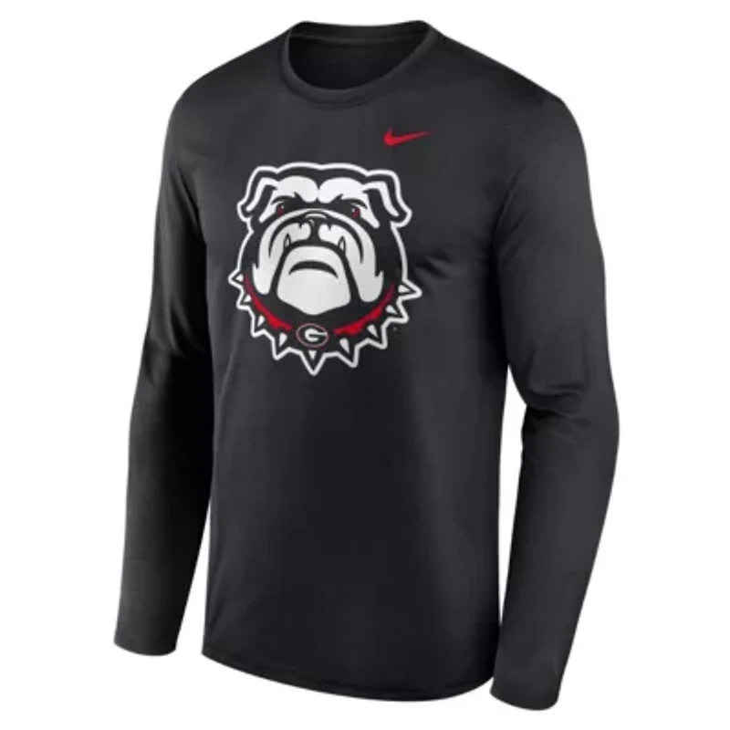 NCAA Nike Georgia Bulldogs Primetime Alternate Logo Legend Performance Long Sleeve T-Shirt