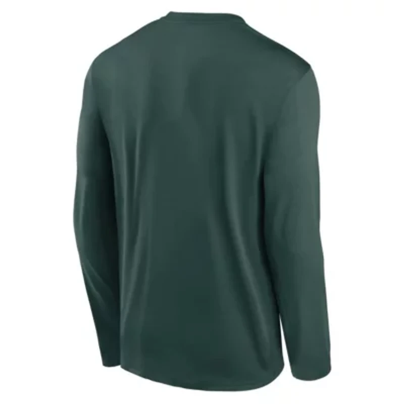 NCAA Nike Michigan State Spartans Primetime Alternate Logo Legend Performance Long Sleeve T-Shirt