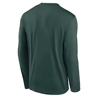 NCAA Nike Michigan State Spartans Primetime Alternate Logo Legend Performance Long Sleeve T-Shirt