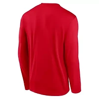 NCAA Nike Georgia Bulldogs Alternate Logo Lockup Legend Performance Long Sleeve T-Shirt