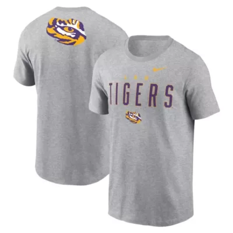 NCAA Nike LSU Tigers Campus 2-Hit Primary Mascot T-Shirt