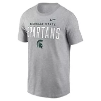NCAA Nike Michigan State Spartans Campus 2-Hit Primary Mascot T-Shirt