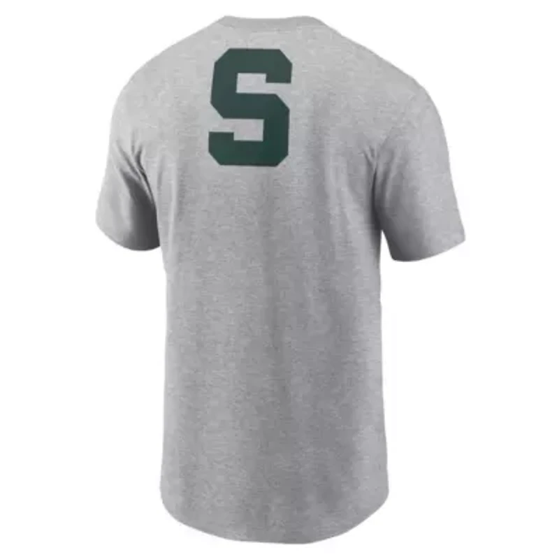 NCAA Nike Michigan State Spartans Campus 2-Hit Primary Mascot T-Shirt