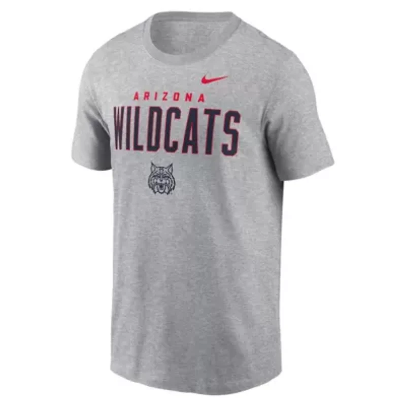 NCAA Nike Arizona Wildcats Campus 2-Hit Primary Mascot T-Shirt
