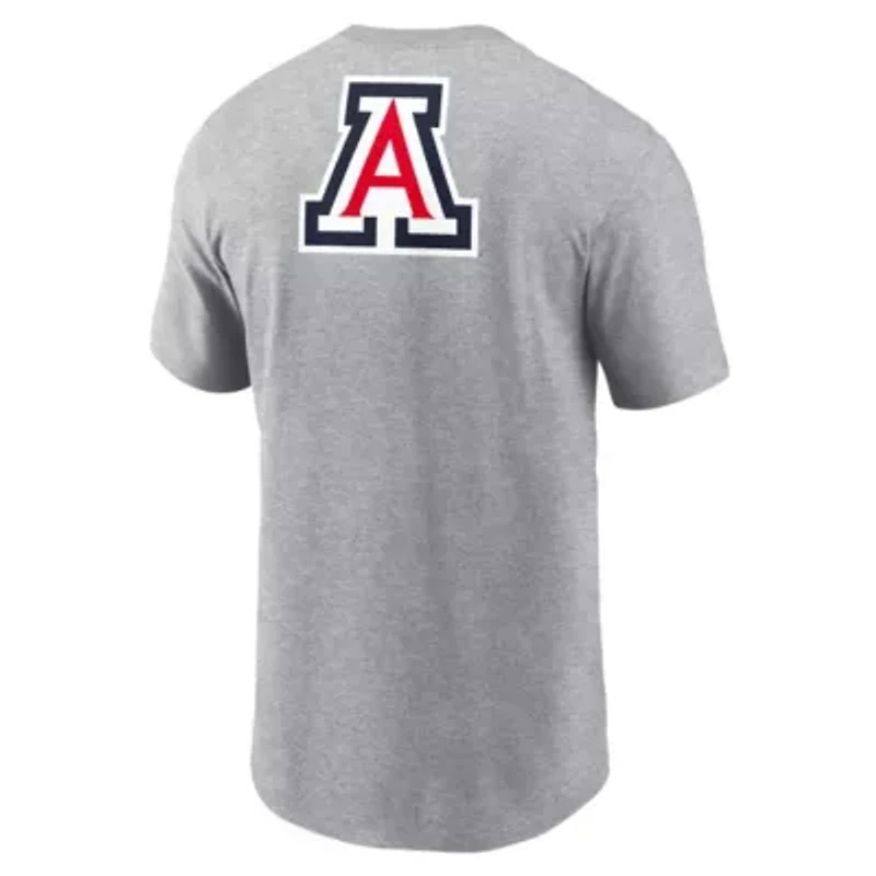 NCAA Nike Arizona Wildcats Campus 2-Hit Primary Mascot T-Shirt