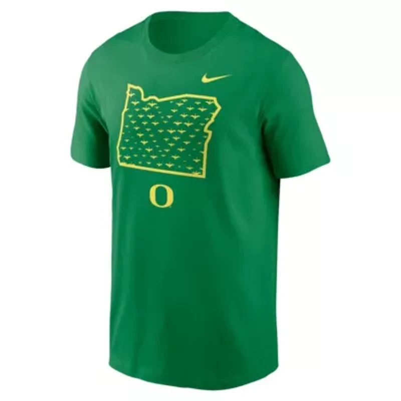 NCAA Nike Oregon Ducks Campus State Shape T-Shirt