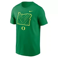 NCAA Nike Oregon Ducks Campus State Shape T-Shirt