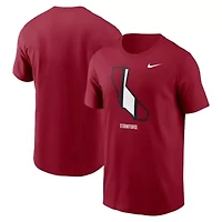 Stanford Cardinal NCAA Nike Campus State Shape T-Shirt