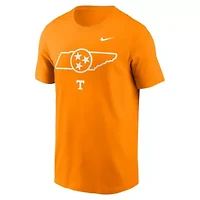 NCAA Nike Tennessee Volunteers Campus State Shape T-Shirt