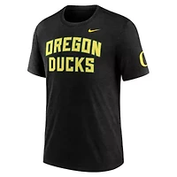 NCAA Nike Oregon Ducks Campus Collegiate Block Tri-Blend T-Shirt