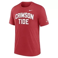 Alabama Crimson Tide NCAA Nike Campus Collegiate Block Tri-Blend T-Shirt