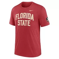 NCAA Nike Florida State Seminoles Campus Collegiate Block Tri-Blend T-Shirt