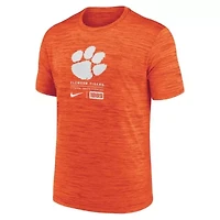 NCAA Nike Clemson Tigers Campus Center Block Velocity Performance T-Shirt