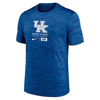 NCAA Nike Kentucky Wildcats Campus Center Block Velocity Performance T-Shirt