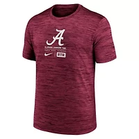 Alabama Crimson Tide NCAA Nike Campus Center Block Velocity Performance T-Shirt
