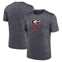 NCAA Nike Georgia Bulldogs Campus Center Block Velocity Performance T-Shirt