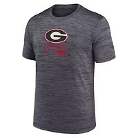 NCAA Nike Georgia Bulldogs Campus Center Block Velocity Performance T-Shirt