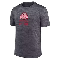 NCAA Nike Ohio State Buckeyes Campus Center Block Velocity Performance T-Shirt