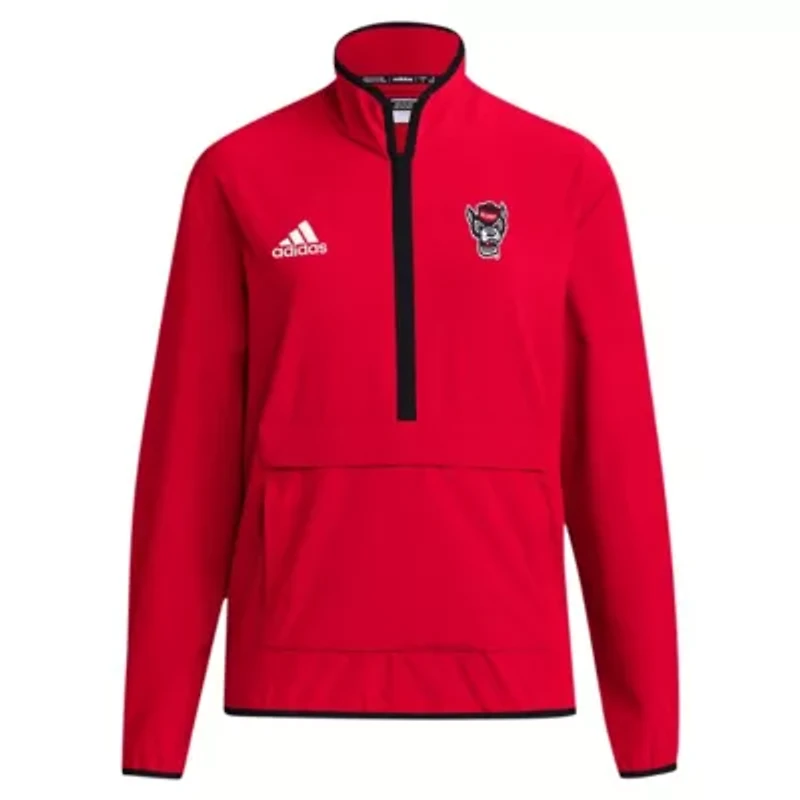 NCAA NC State Wolfpack 2024 Coaches Sideline Half-Zip Jacket