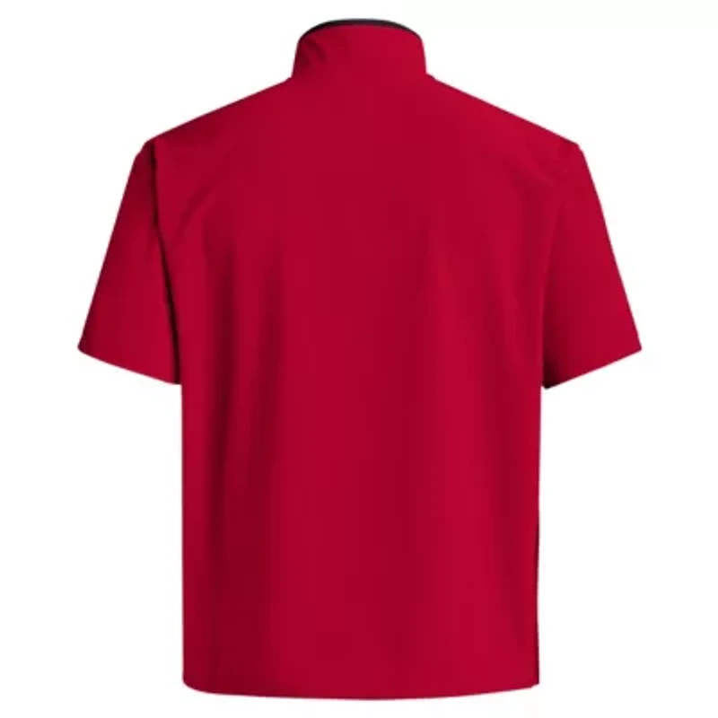 NCAA NC State Wolfpack 2024 Coaches Sideline Half-Zip Short Sleeve Jacket