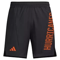 Miami (FL) Hurricanes NCAA Designed for Training AEROREADY Shorts