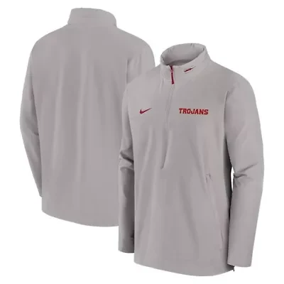 NCAA Nike USC Trojans Sideline Coaches Lightweight Quarter-Zip Jacket