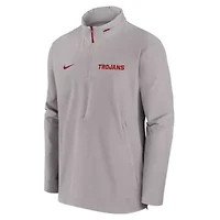 NCAA Nike USC Trojans Sideline Coaches Lightweight Quarter-Zip Jacket