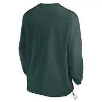 NCAA Nike Michigan State Spartans 2024 Sideline Pullover Windshirt