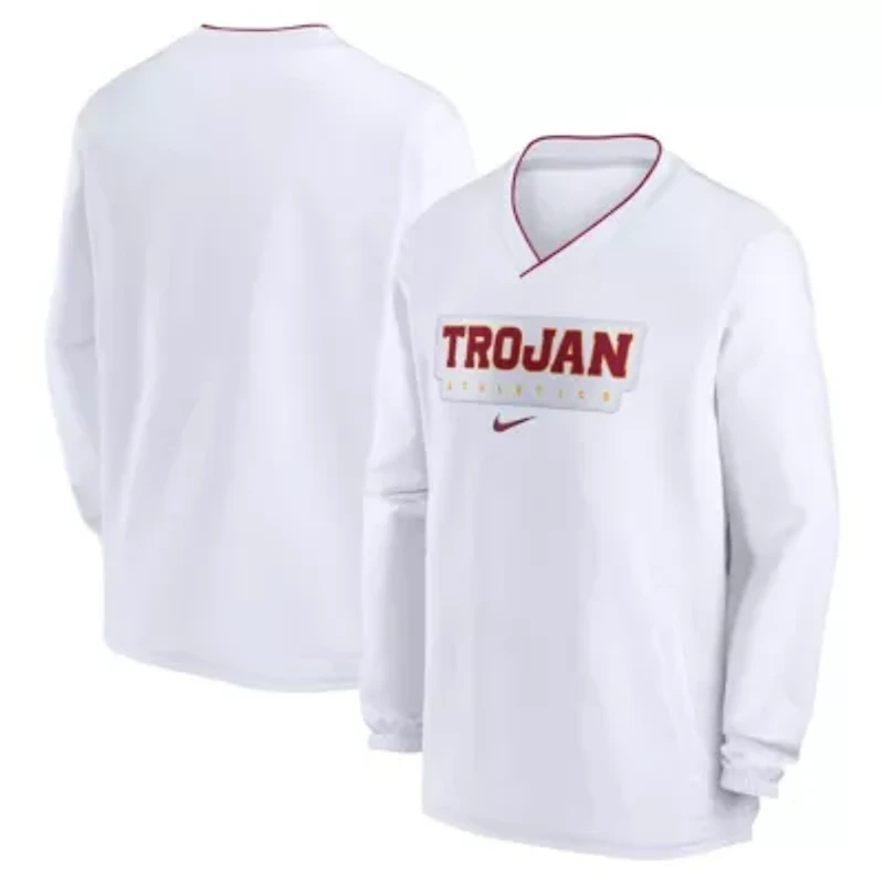 NCAA Nike USC Trojans 2024 Sideline Pullover Windshirt