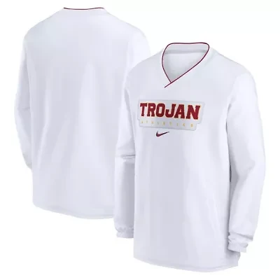 NCAA Nike USC Trojans 2024 Sideline Pullover Windshirt