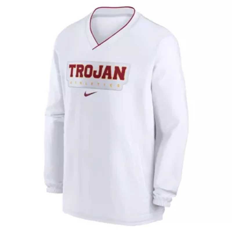 NCAA Nike USC Trojans 2024 Sideline Pullover Windshirt