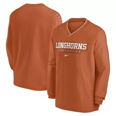 NCAA Nike Texas Longhorns 2024 Sideline Pullover Windshirt