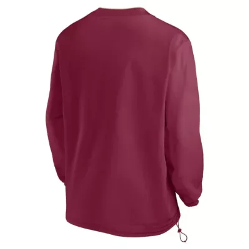 NCAA Nike Florida State Seminoles 2024 Sideline Pullover Windshirt