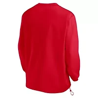 NCAA Nike Georgia Bulldogs 2024 Sideline Pullover Windshirt